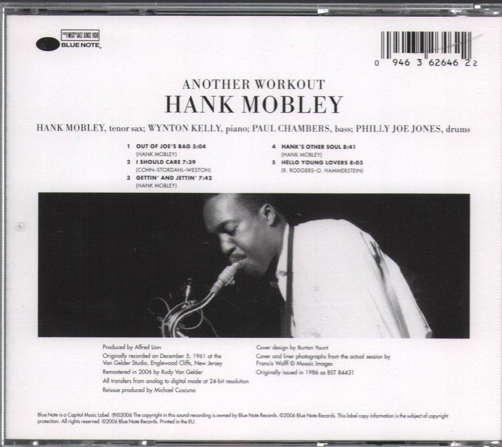 Hank Mobley - Another Workout - Cd