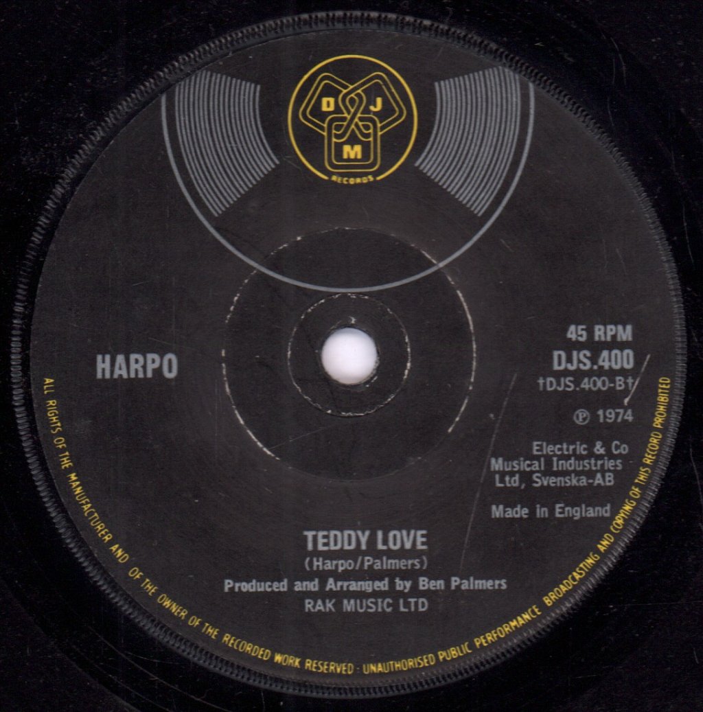 Harpo - Movie Star - 7 Inch