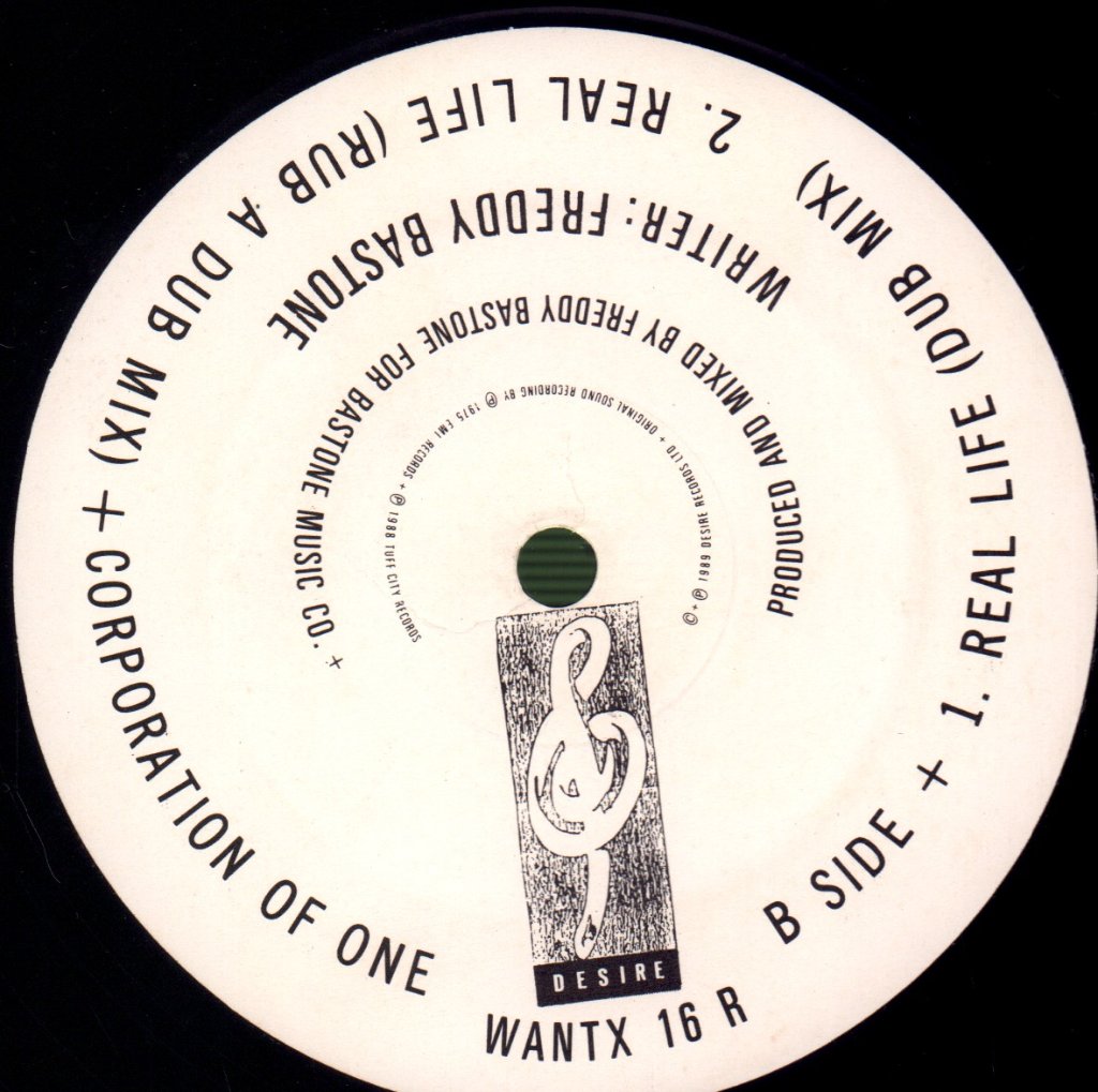 Corporation Of One - Real Life (House Remix) - 12 Inch