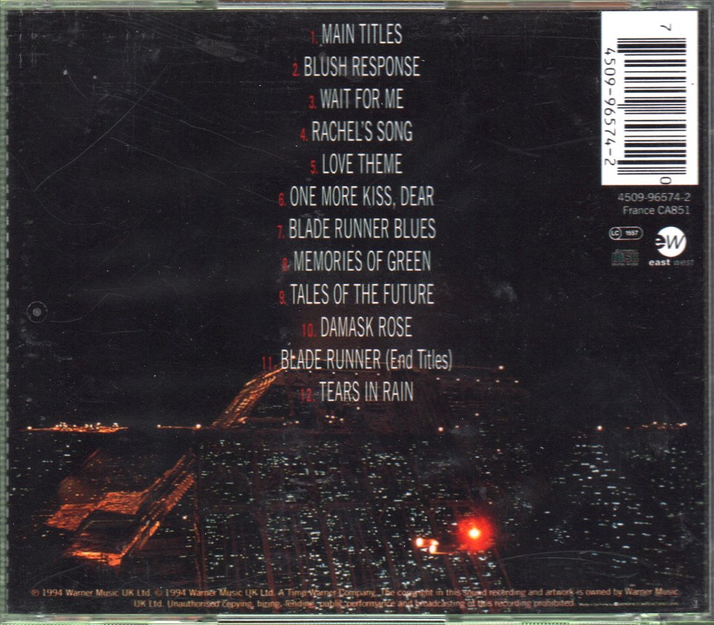 Vangelis - Blade Runner (Soundtrack) - Cd