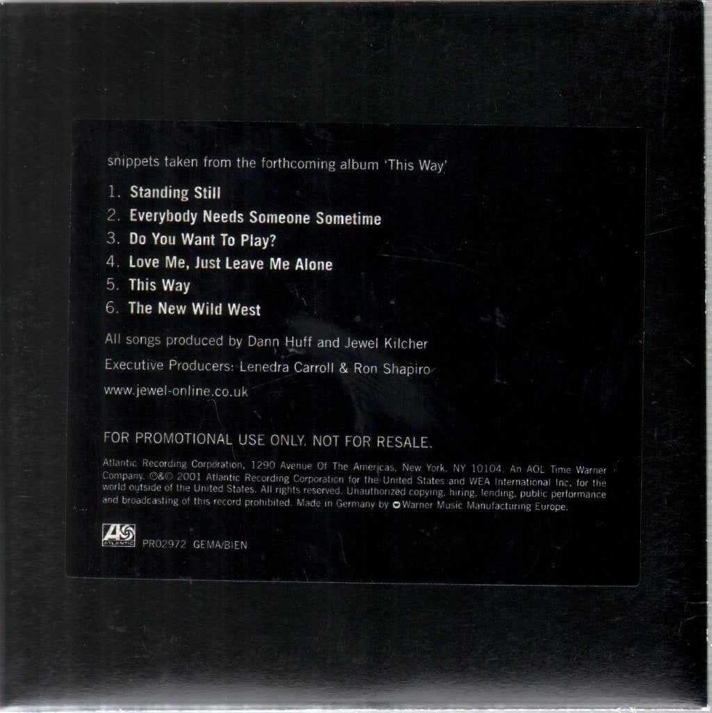Jewel - This Way (Snippets Taken From The Forthcoming Album) - Cd