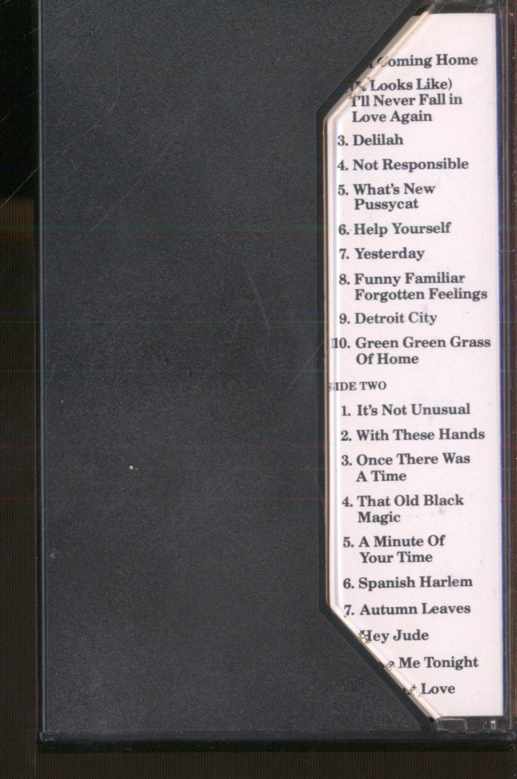 Tom Jones - I'm Coming Home (20 Of The Finest Songs Of Tom Jones) - Cassette