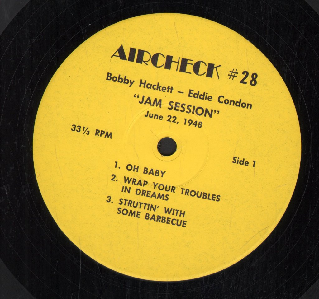 Eddie Condon and Bobby Hackett - Jam Session - Lp