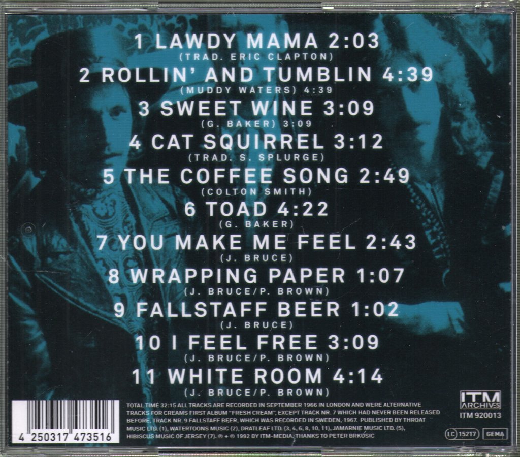 Cream - Alternative Album - Cd