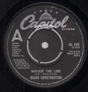 Brass Construction - Walkin' The Line - 7 Inch