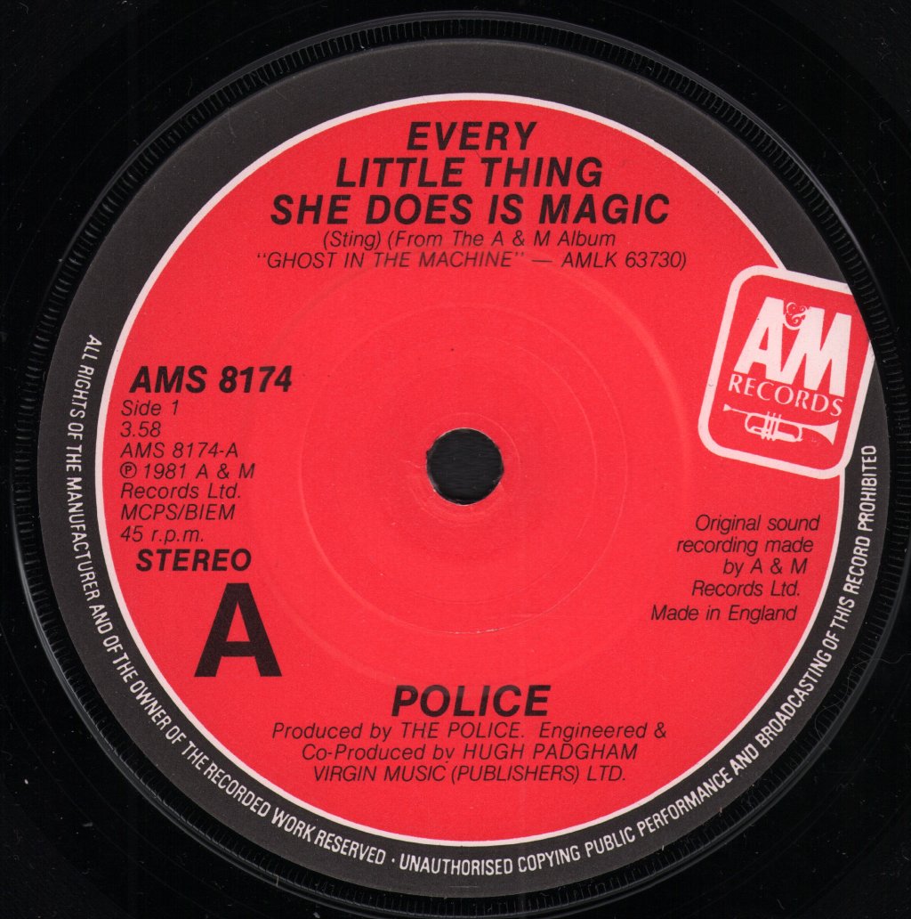 Police - Every Little Thing She Does Is Magic - 7 Inch
