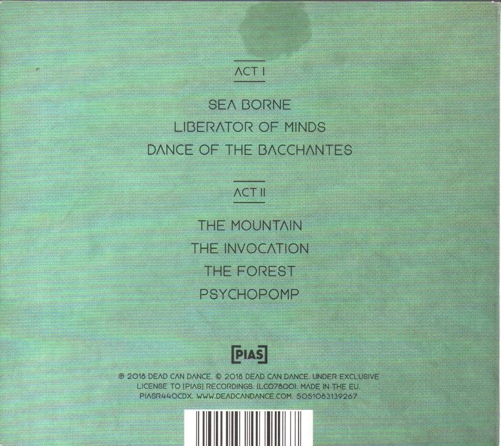 Dead Can Dance - Dionysus - Cd