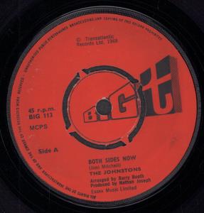 Johnstons - Both Sides Now - 7 Inch