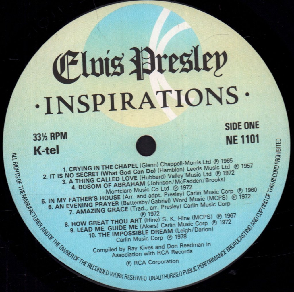 Elvis Presley - Inspirations - Lp