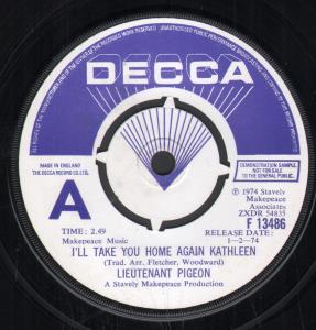 Lieutenant Pigeon - I'll Take You Home Again Kathleen - 7 Inch
