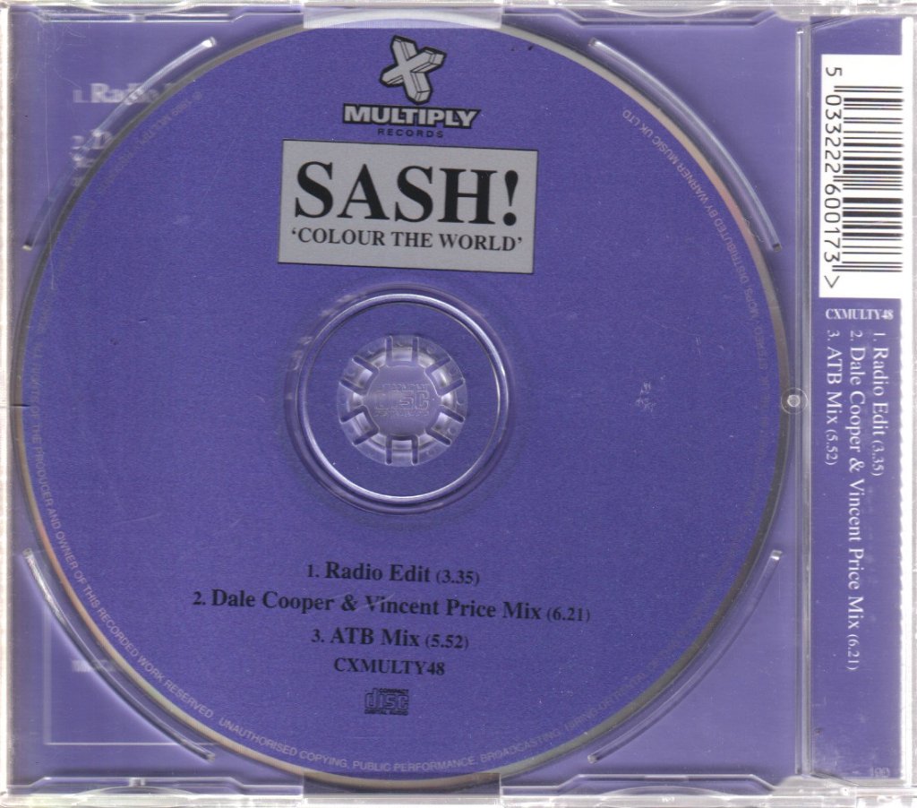 Sash - Colour The World - Cd