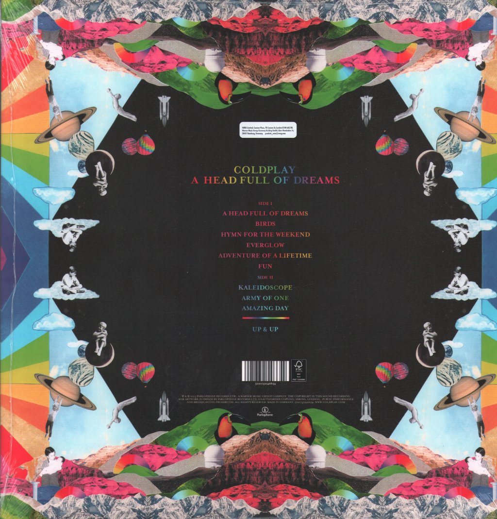 Coldplay - A Head Full of Dreams - Lp
