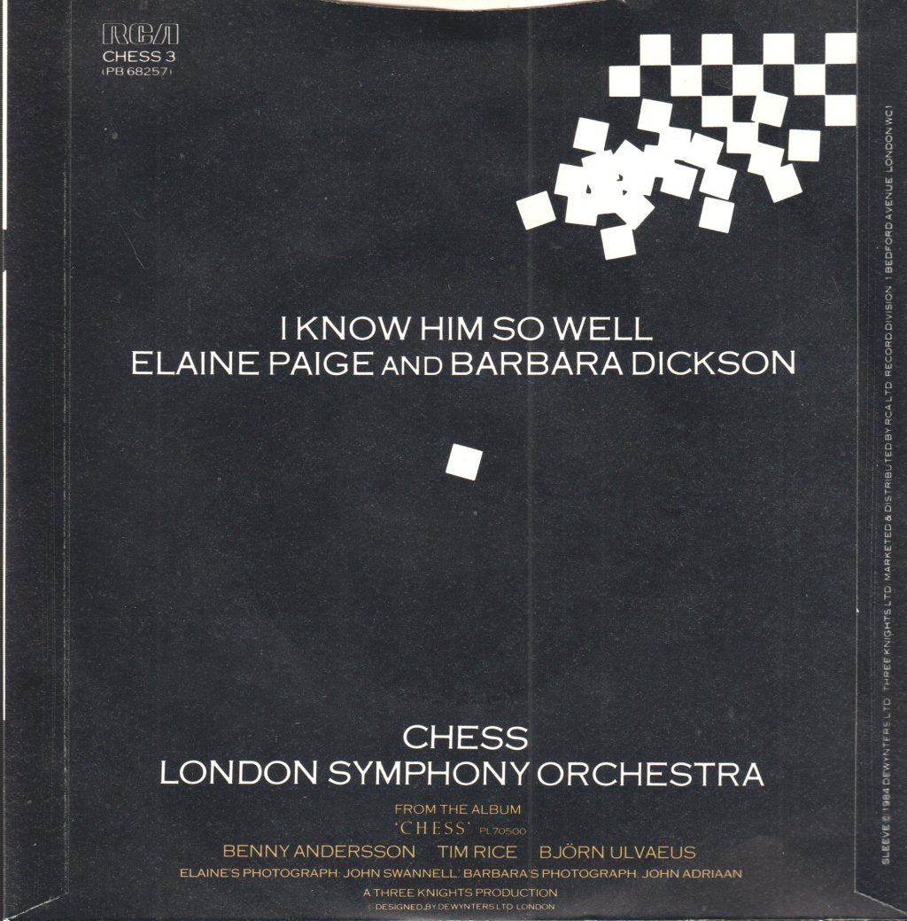 Elaine Paige And Barbara Dickson - I Know Him So Well - 7 Inch