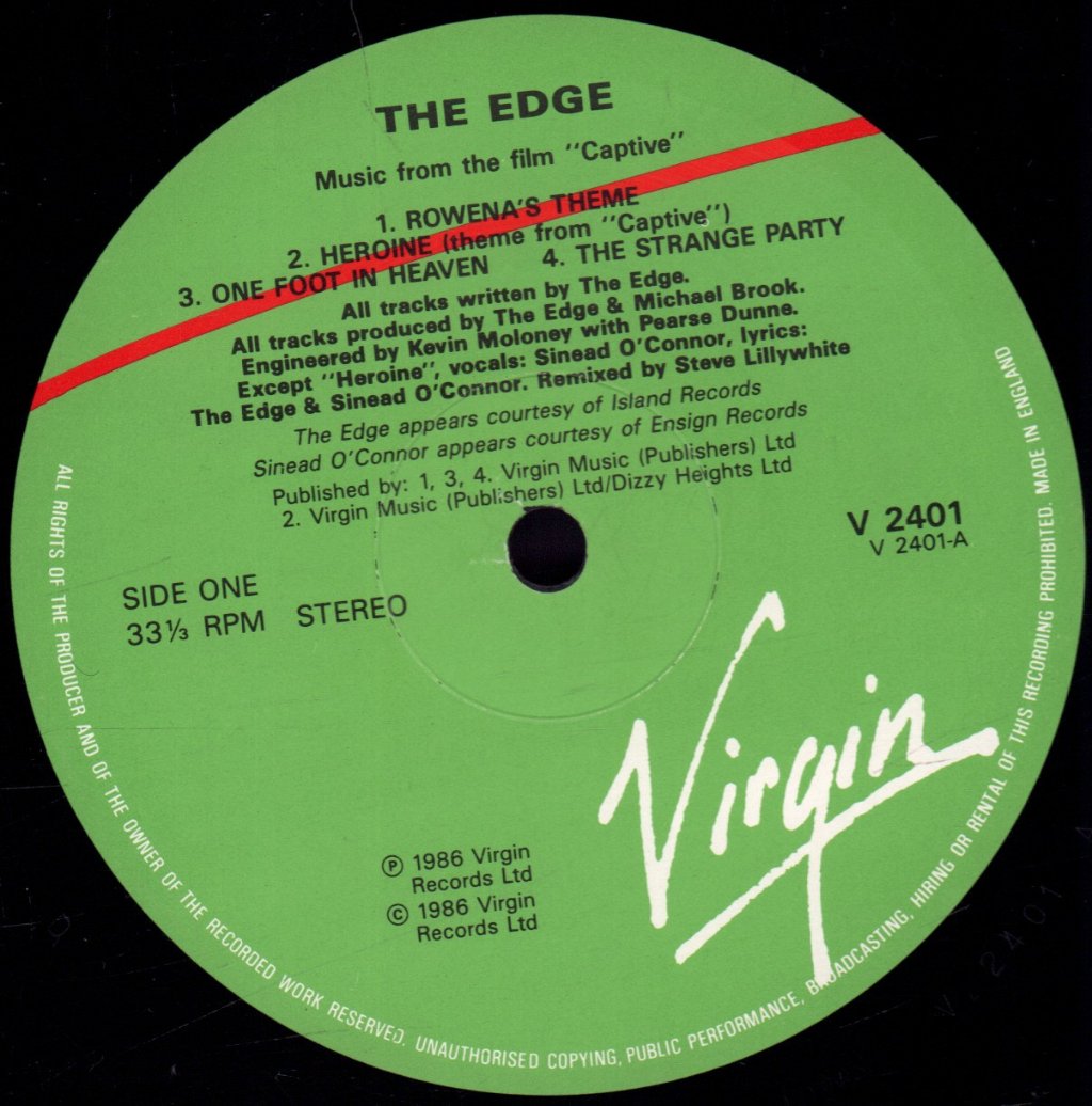 Edge - Music From The Film Captive - Lp