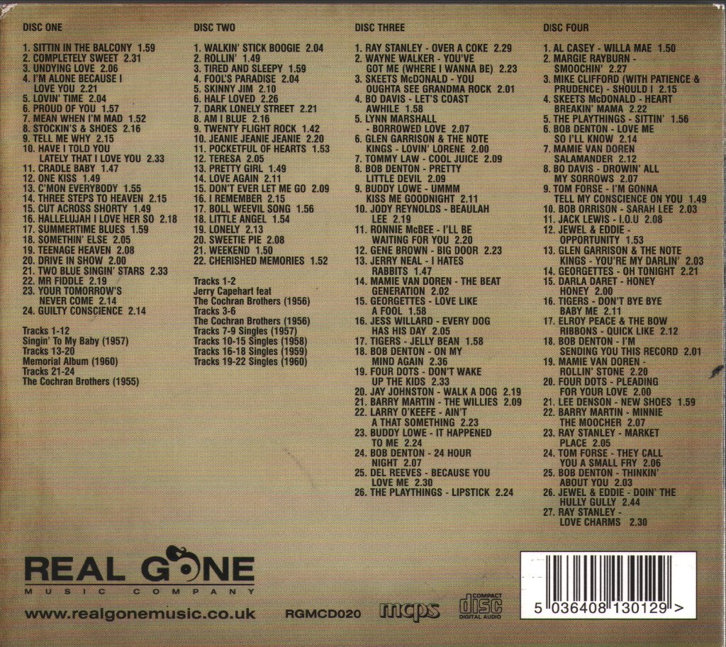 Eddie Cochran - 2 Classic Albums Plus Singles And Session Tracks - Cd Set