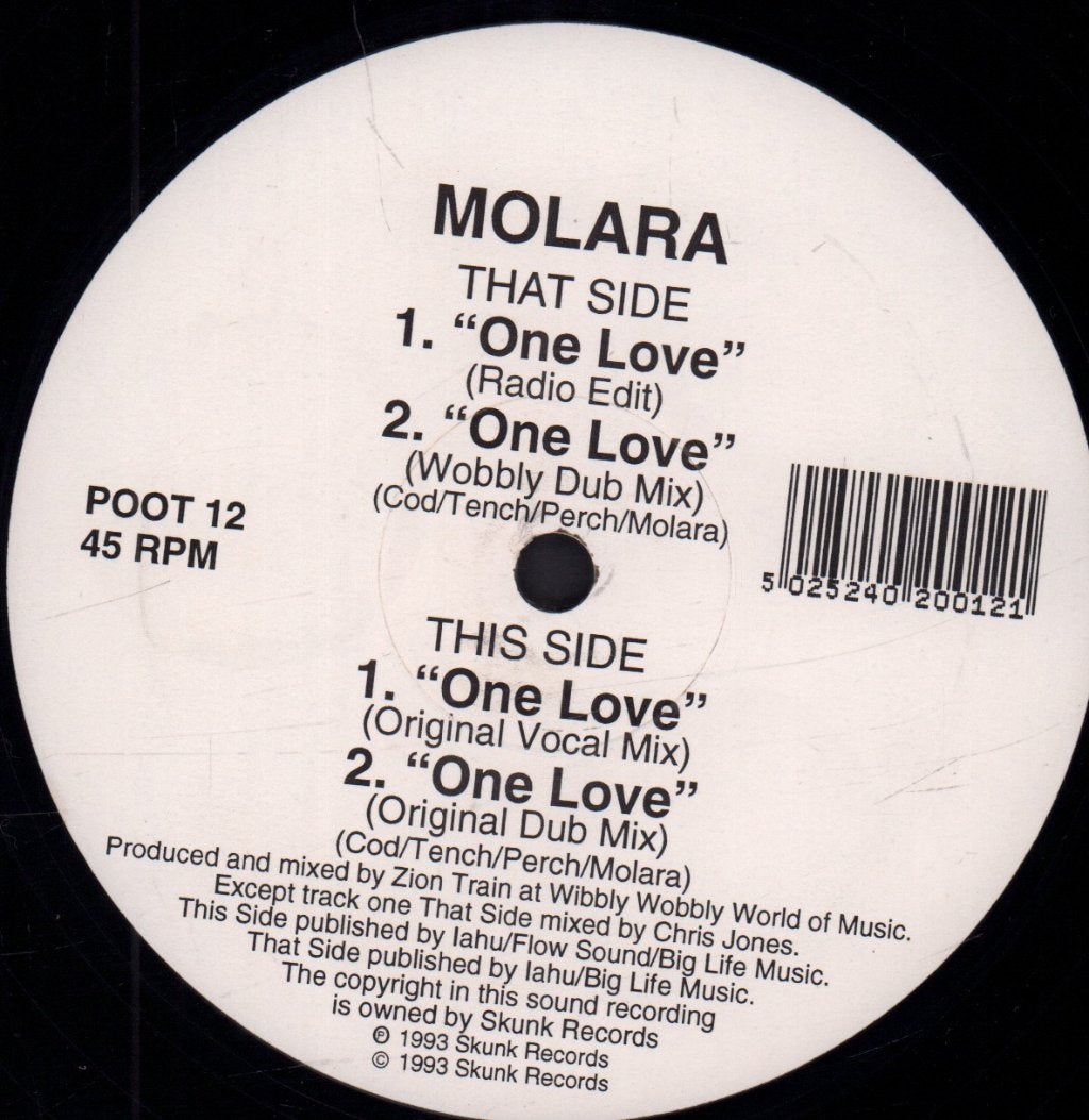 Molara - One Love - 12 Inch