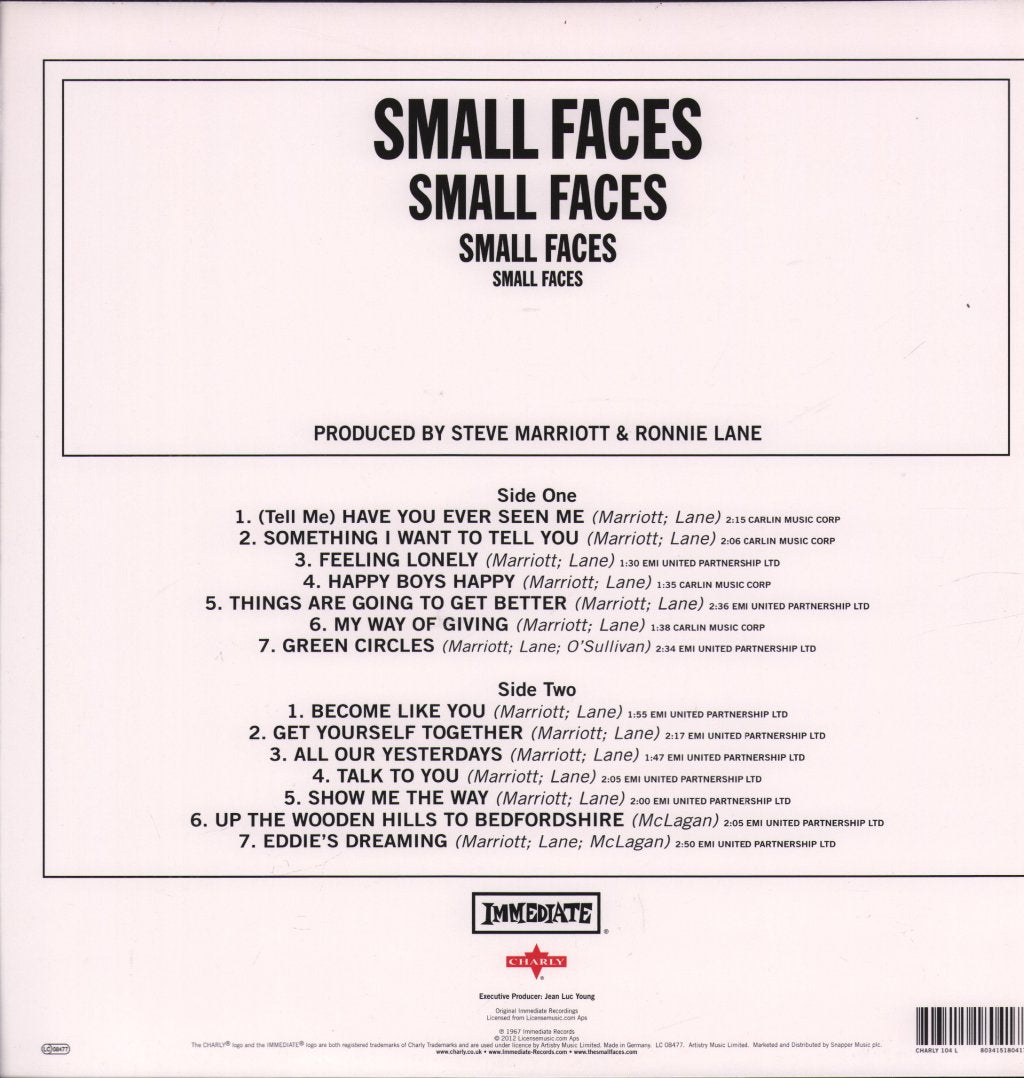 Small Faces - Small Faces - Lp
