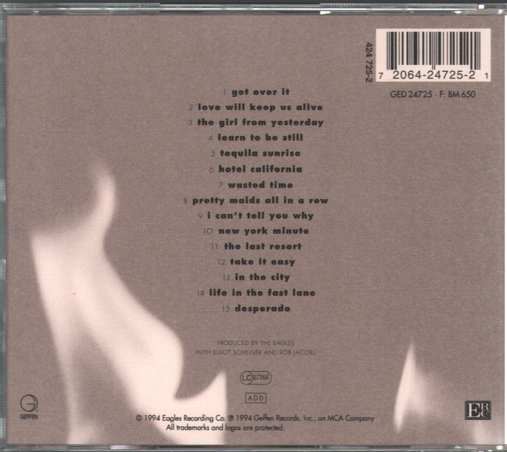 Eagles - Hell Freezes Over - Cd