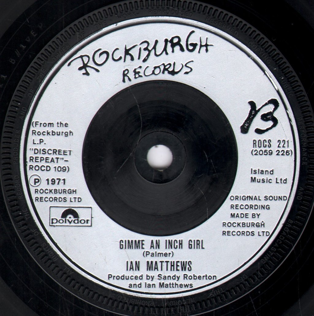 Ian Matthews - Da Doo Ron Ron - 7 Inch