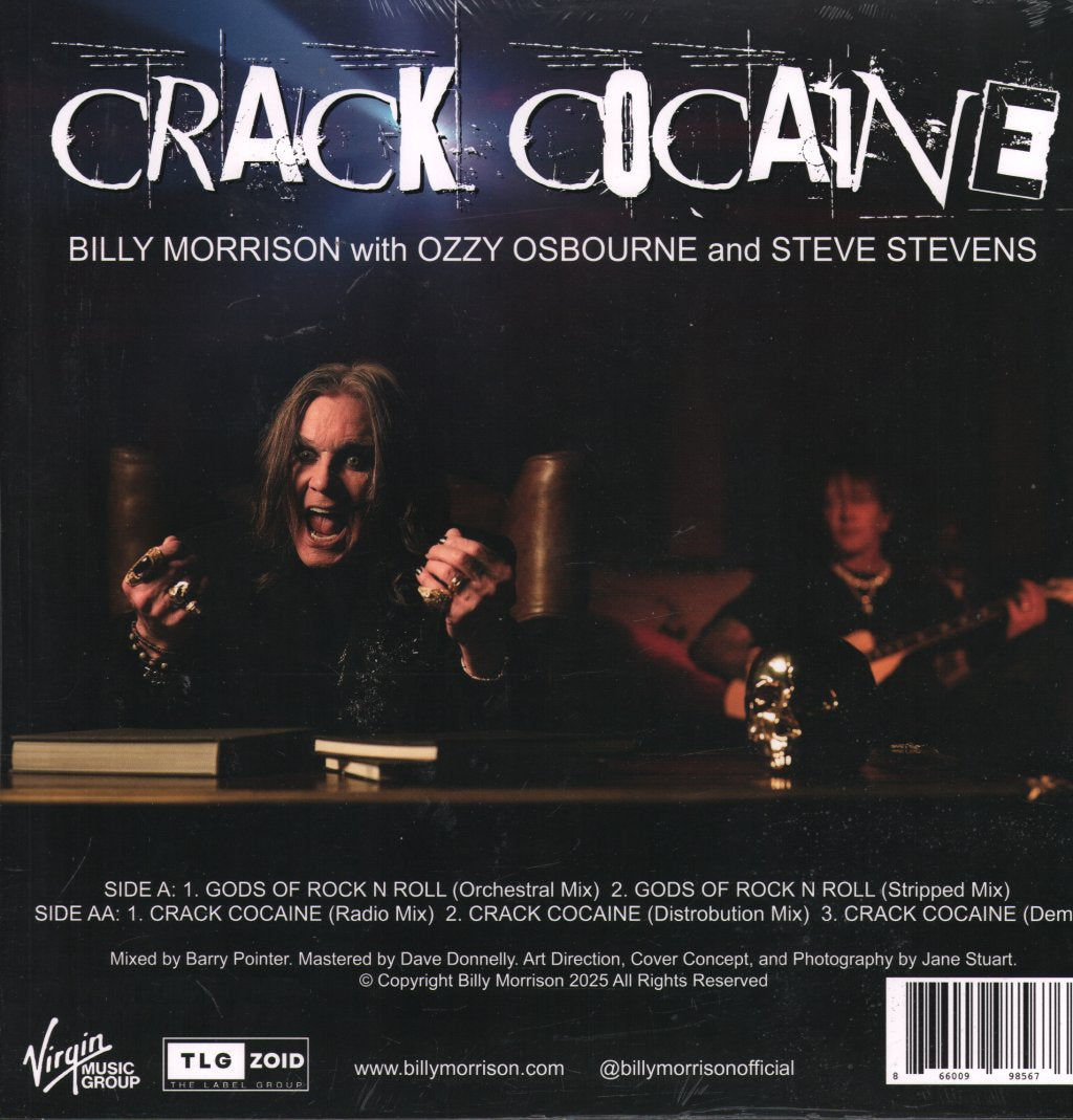 Billy Morrison and Ozzy Osbourne - Gods of Rock N Roll - 12 Inch