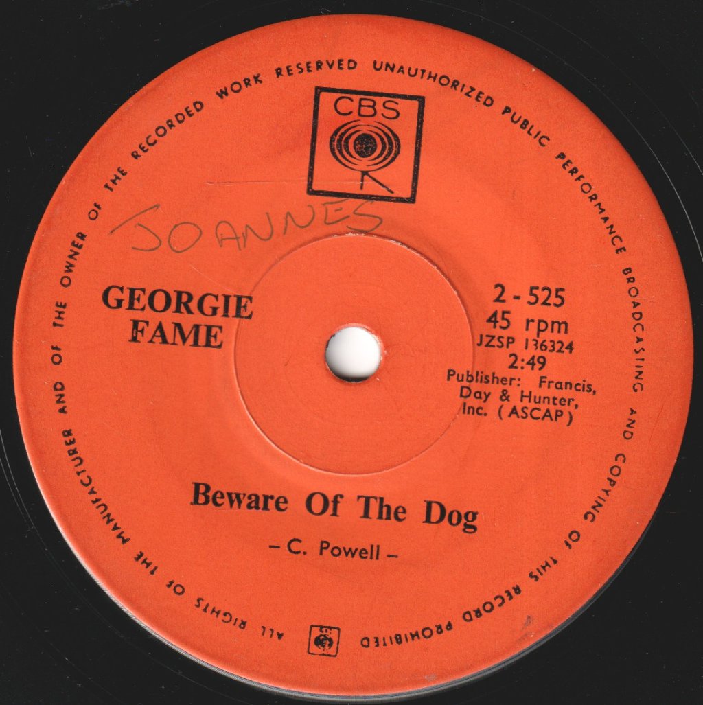 Georgie Fame - Ballad Of Bonnie And Clyde - 7 Inch