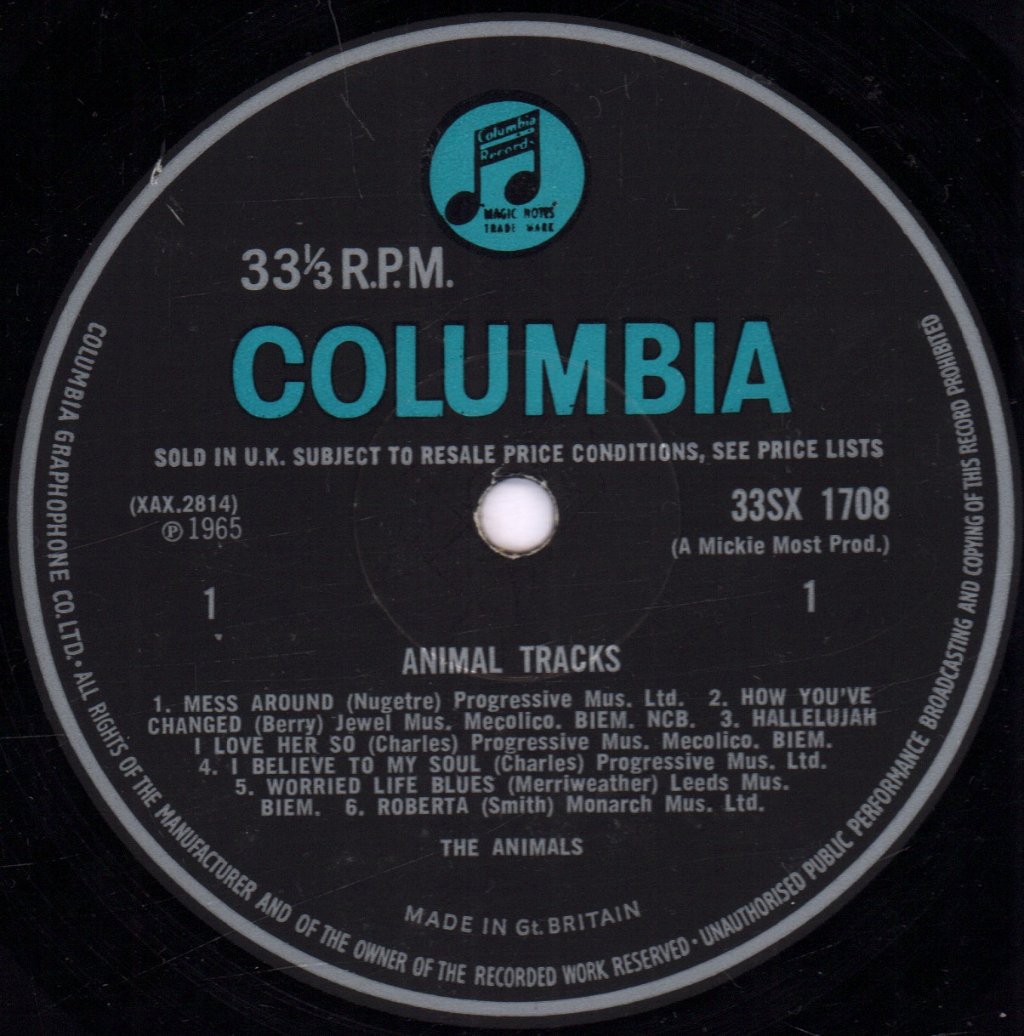 Animals - Animal Tracks - Lp