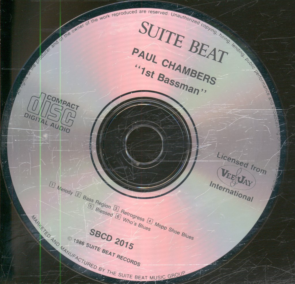Paul Chambers - 1st Bassman - Cd