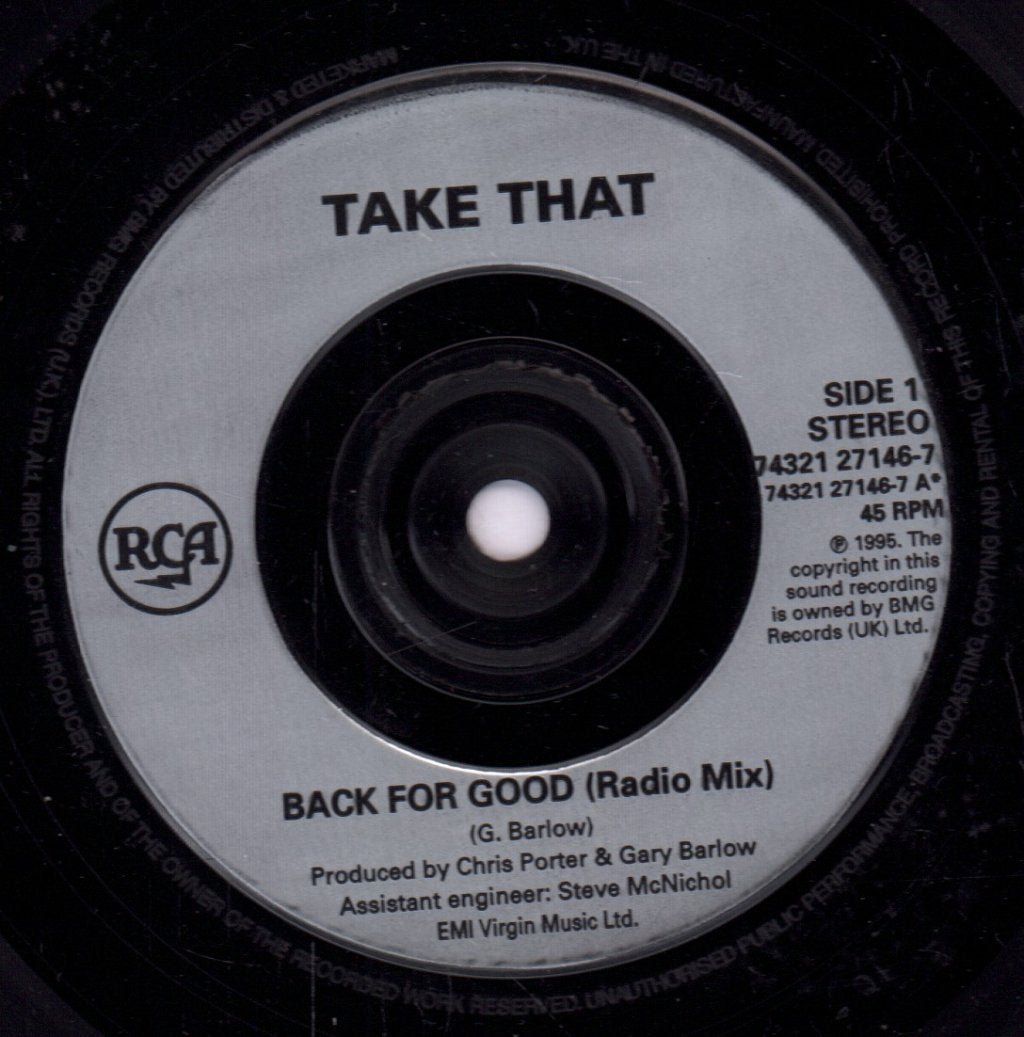 Take That (Boy Band) - Back For Good - 7 Inch