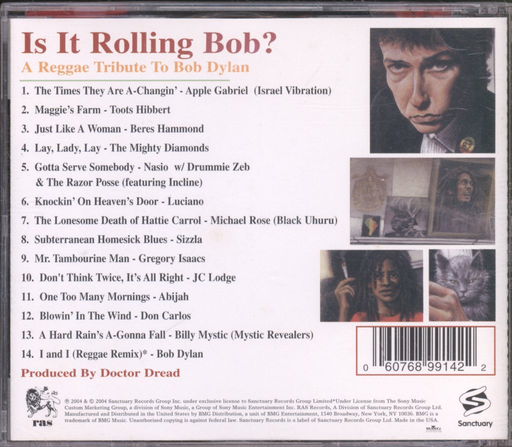 Various Artists - Is It Rolling Bob? A Reggae Tribute To Bob Dylan Vol.1 - Double Cd