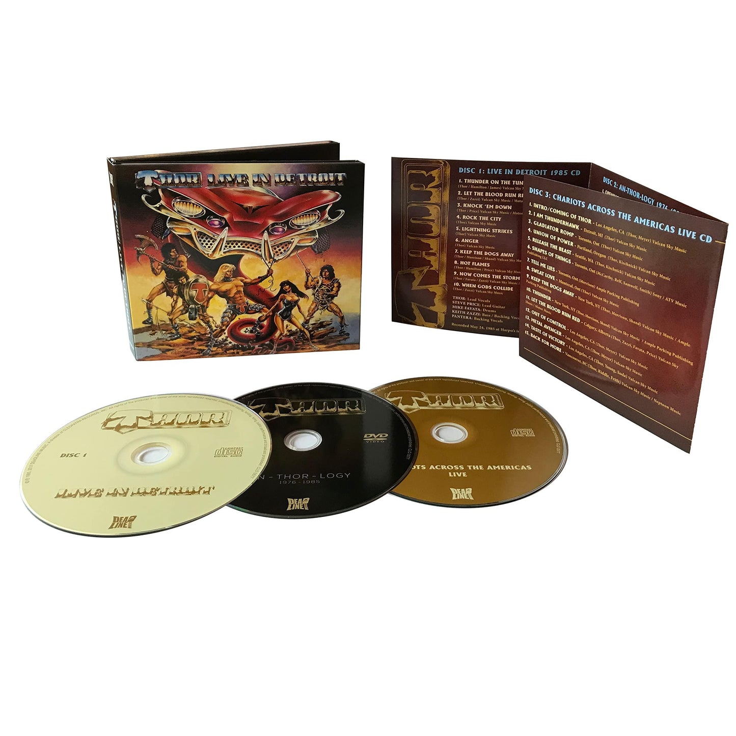 Thor - Live In Detroit - Deluxe Edition - Triple Cd