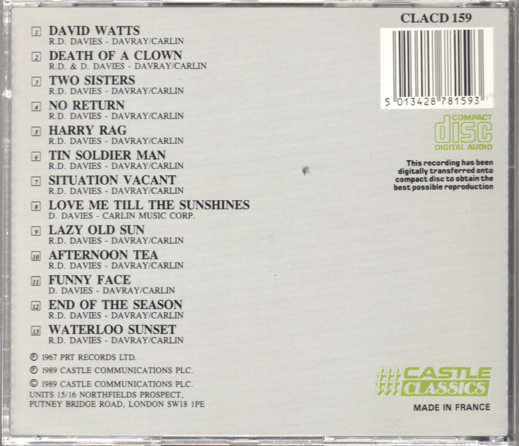 Kinks - Something Else By The Kinks - Cd