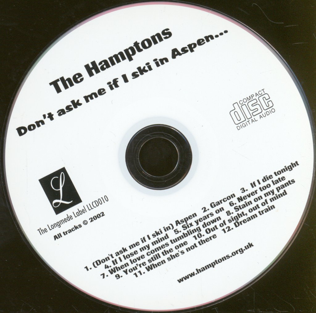 Hamptons - Don't Ask Me If I Ski In Aspen - Cd