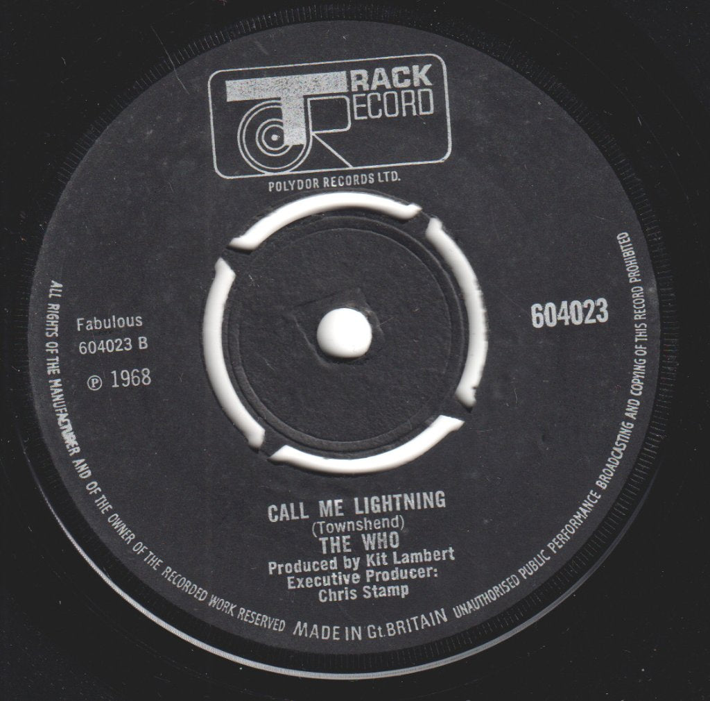 Who - Dogs - 7 Inch