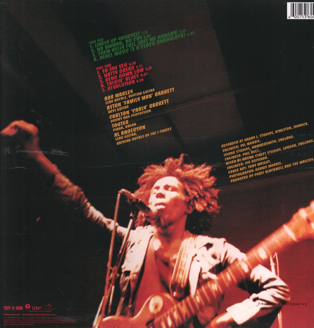 Bob Marley & The Wailers - Natty Dread - Lp