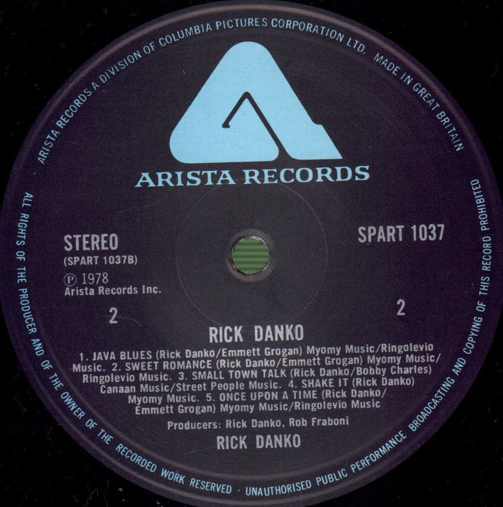 Rick Danko - Rick Danko - Lp