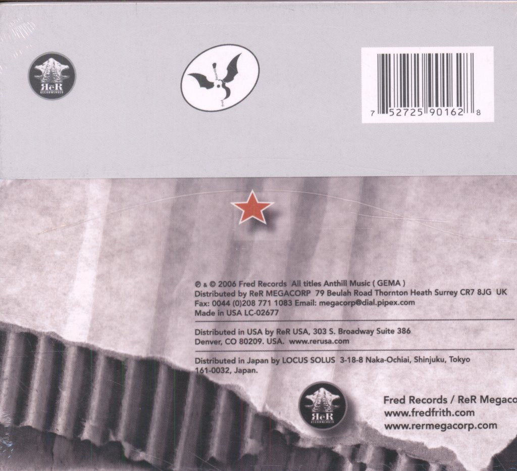 Fred Frith - Impur - Cd