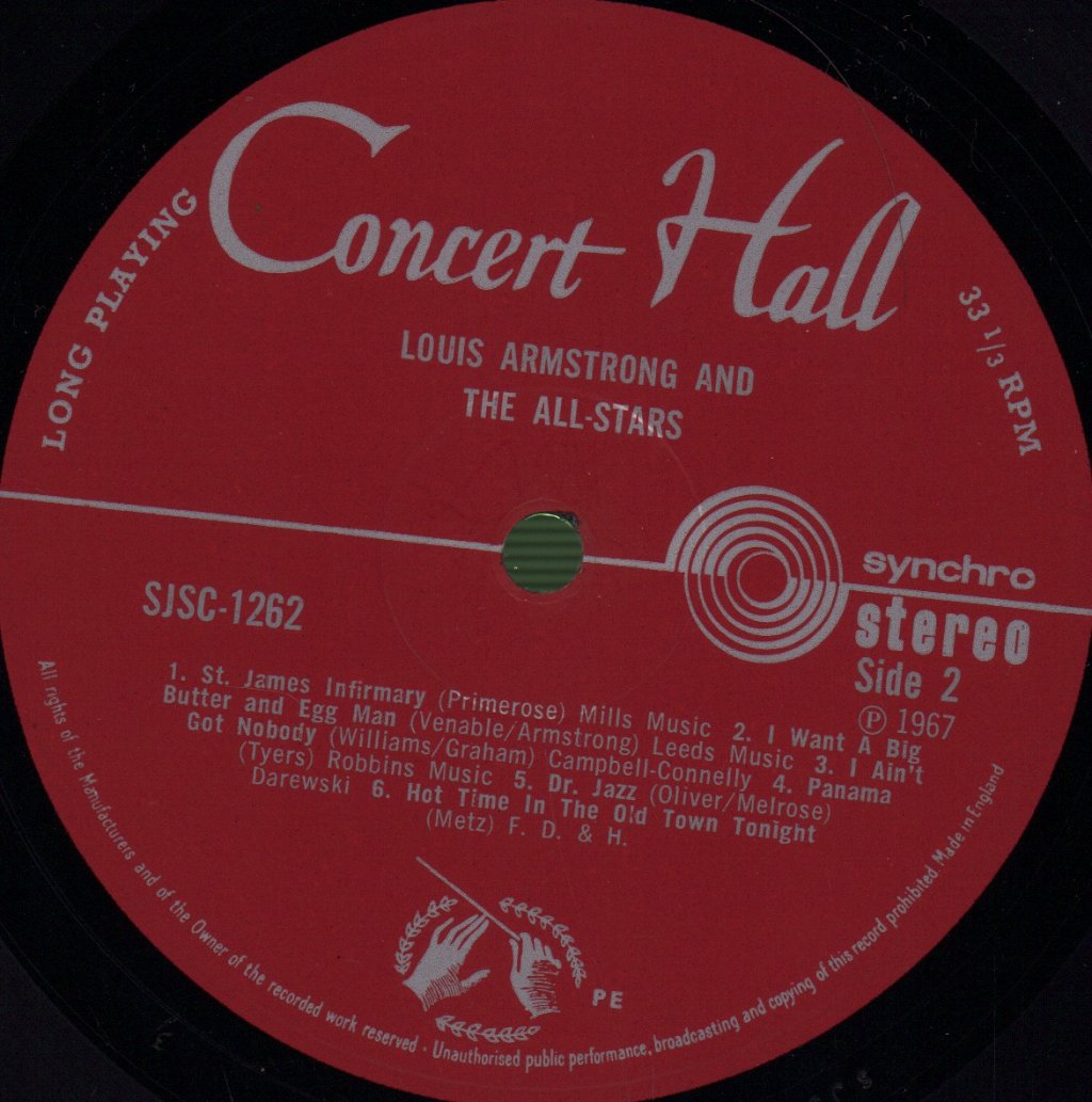 Louis Armstrong And His All Stars - Louis Armstrong And His All Stars - Lp