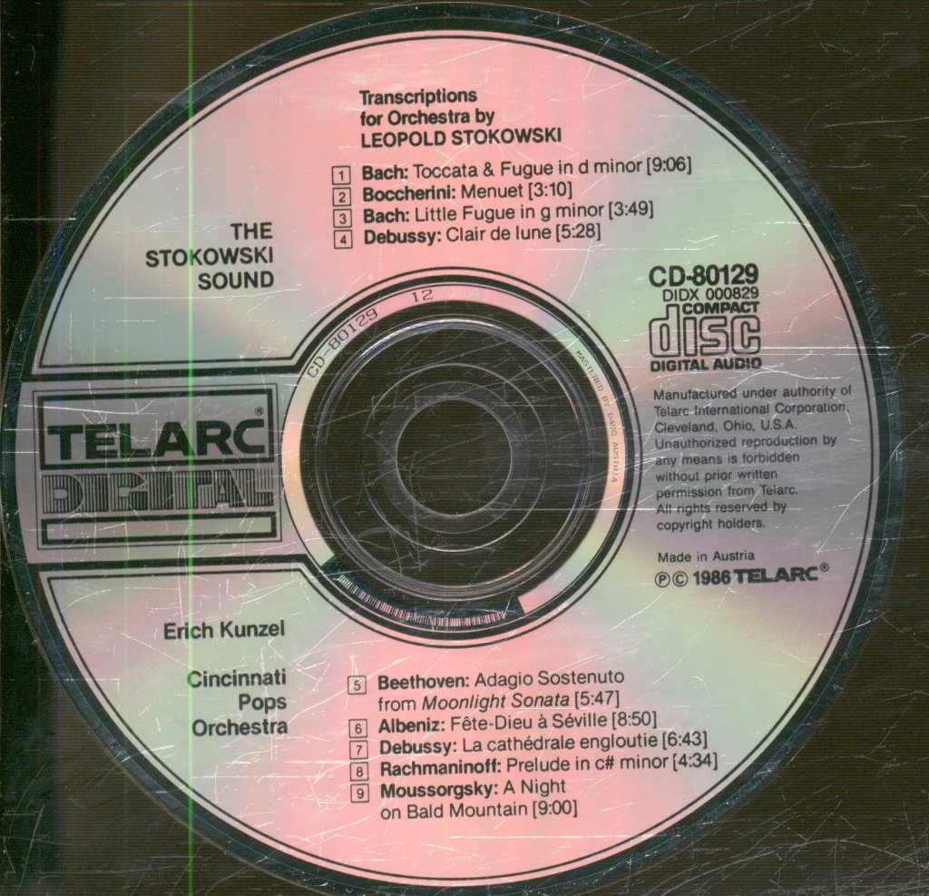 Erich Kunzel, Cincinnati Pops Orchestra - Stokowski Sound - Cd