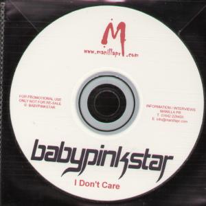 Babypinkstar - I Don't Care - Cdr