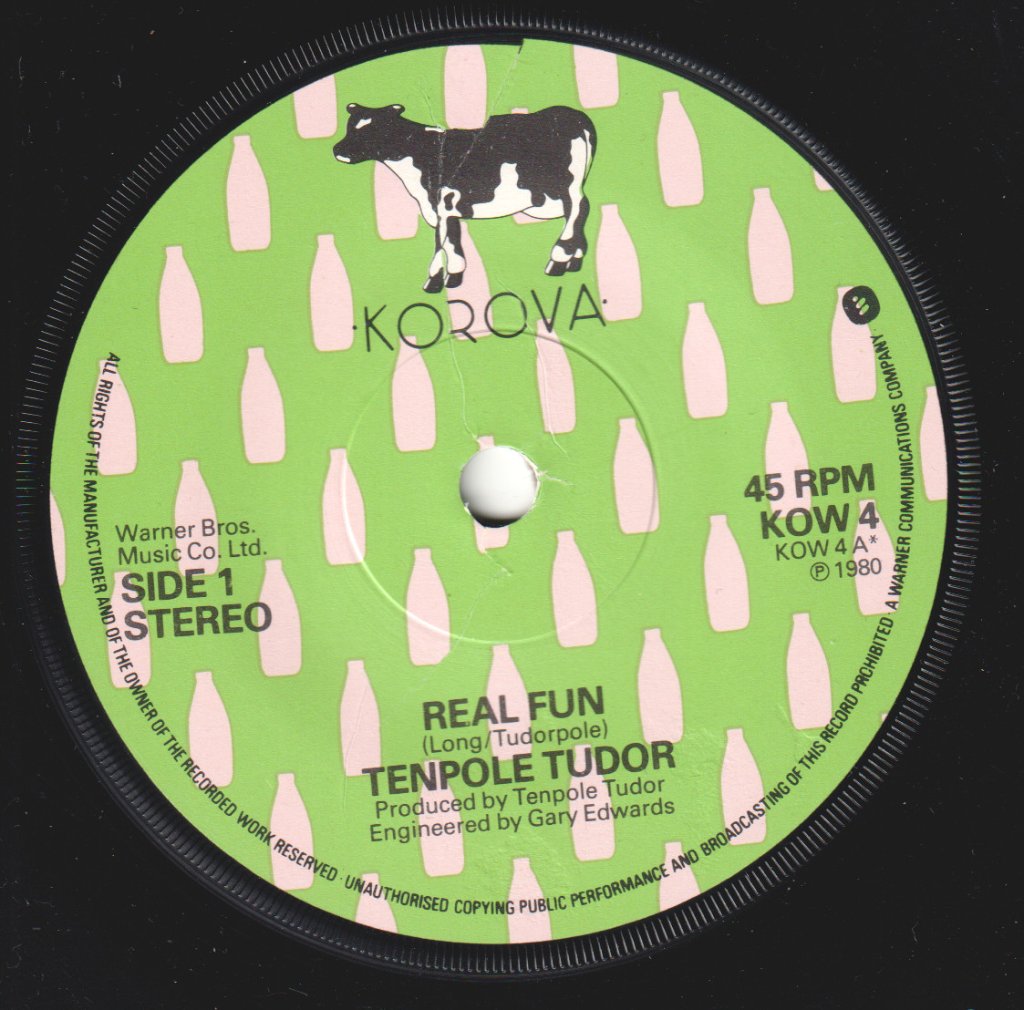 Tenpole Tudor - Real Fun - 7 Inch