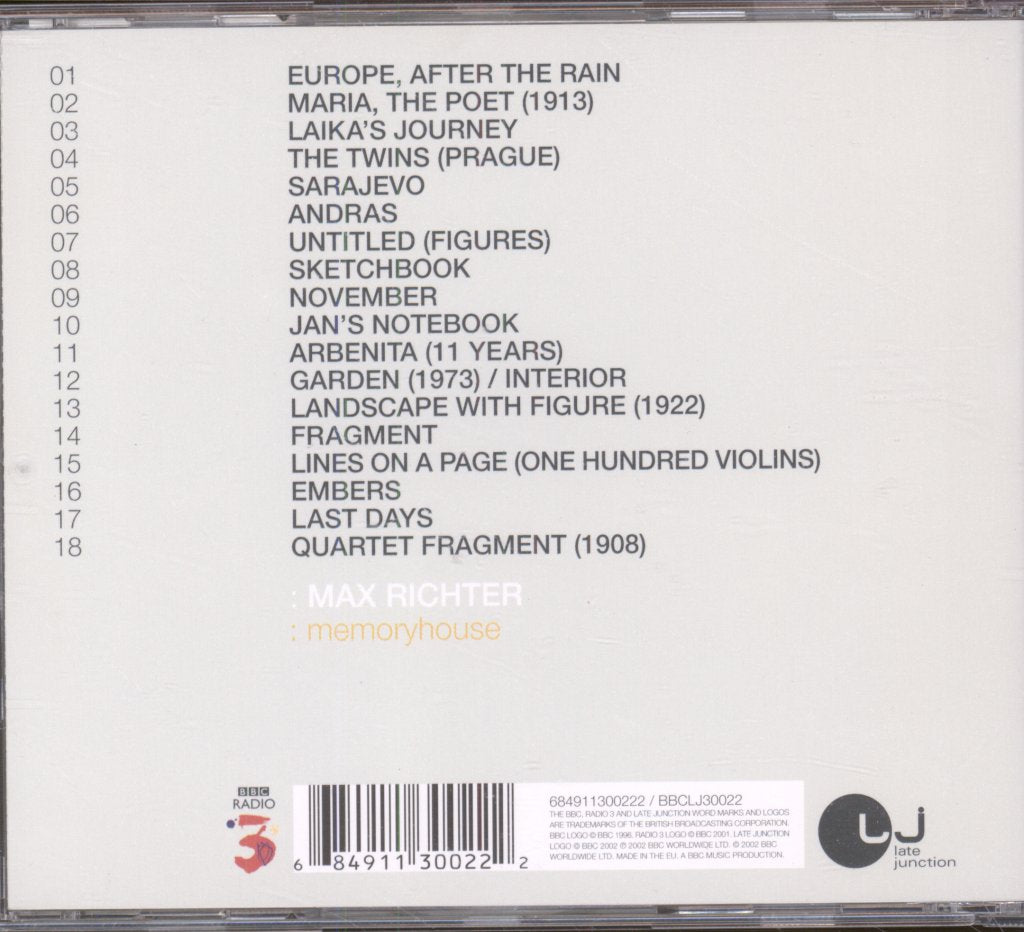 Max Richter - Memoryhouse - Cd