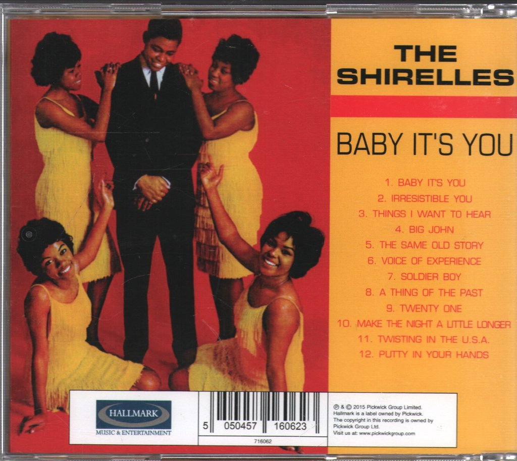 Shirelles - Baby It's You - Cd