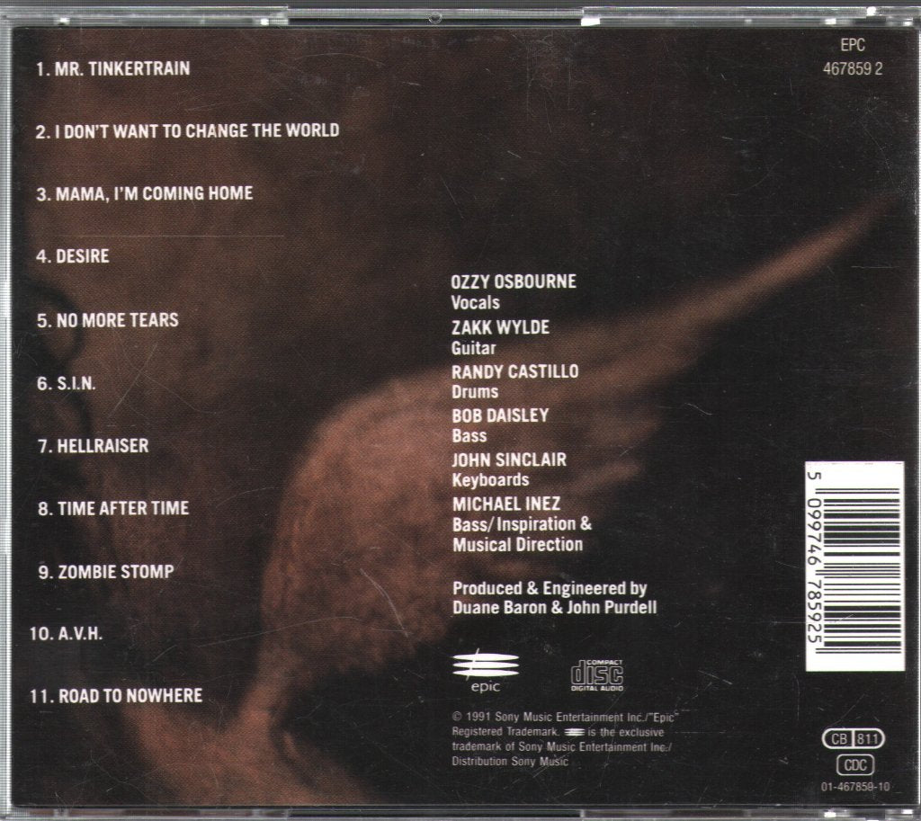Ozzy Osbourne - No More Tears - Cd