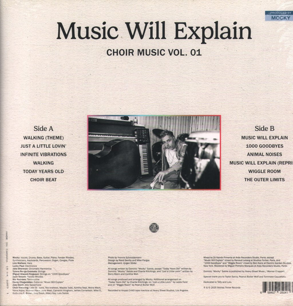 Mocky - Music Will Explain (Choir Music Vol. 01) - Lp