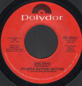 Atlanta Rhythm Section - Dog Days - 7 Inch