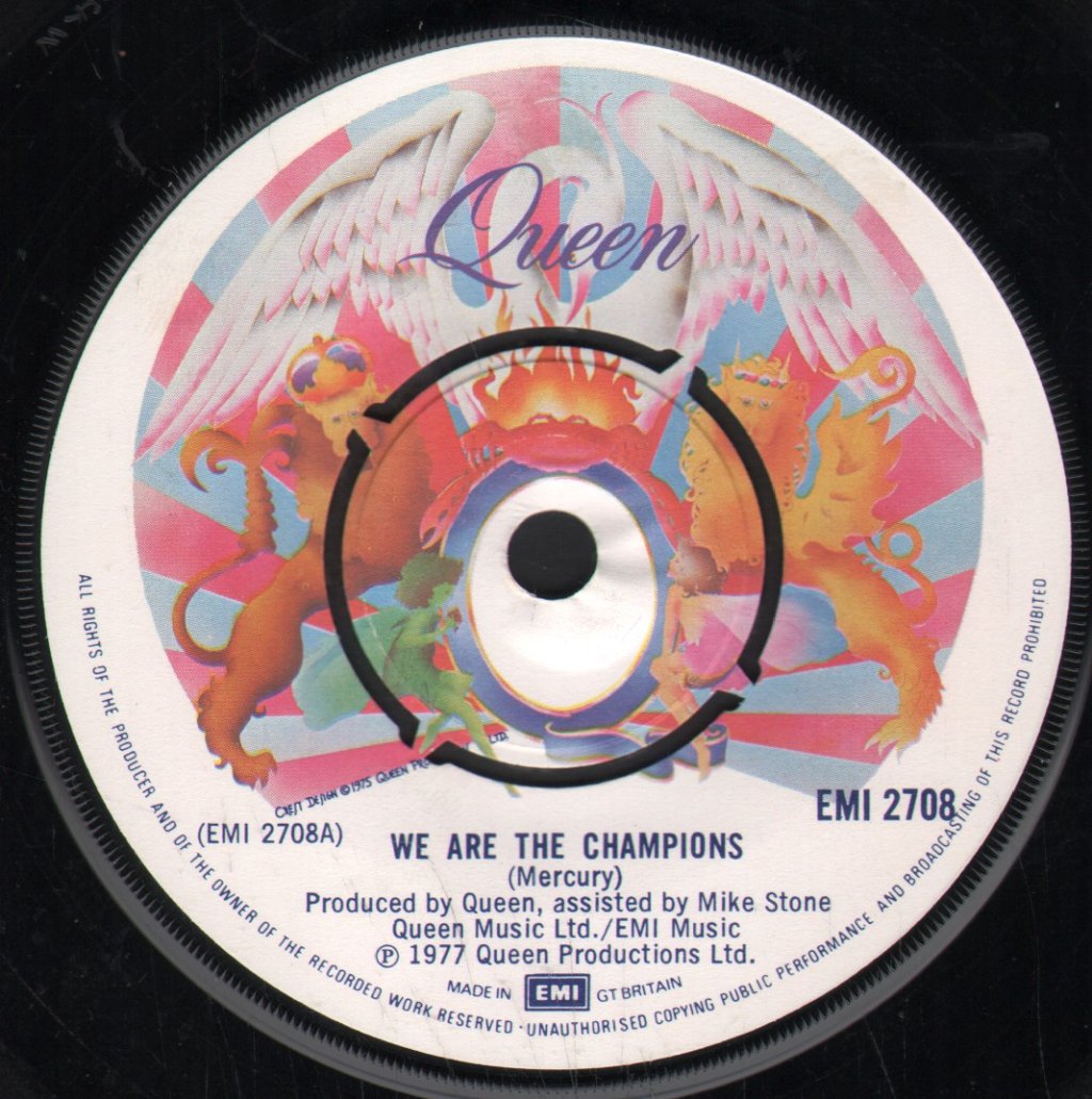 Queen - We Are The Champions - 7 Inch