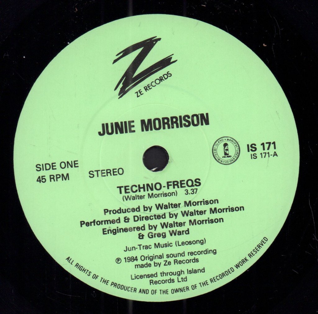 Junie Morrison - Techno Freqs - 7 Inch