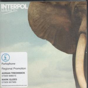 Interpol - Mammoth - Cdr