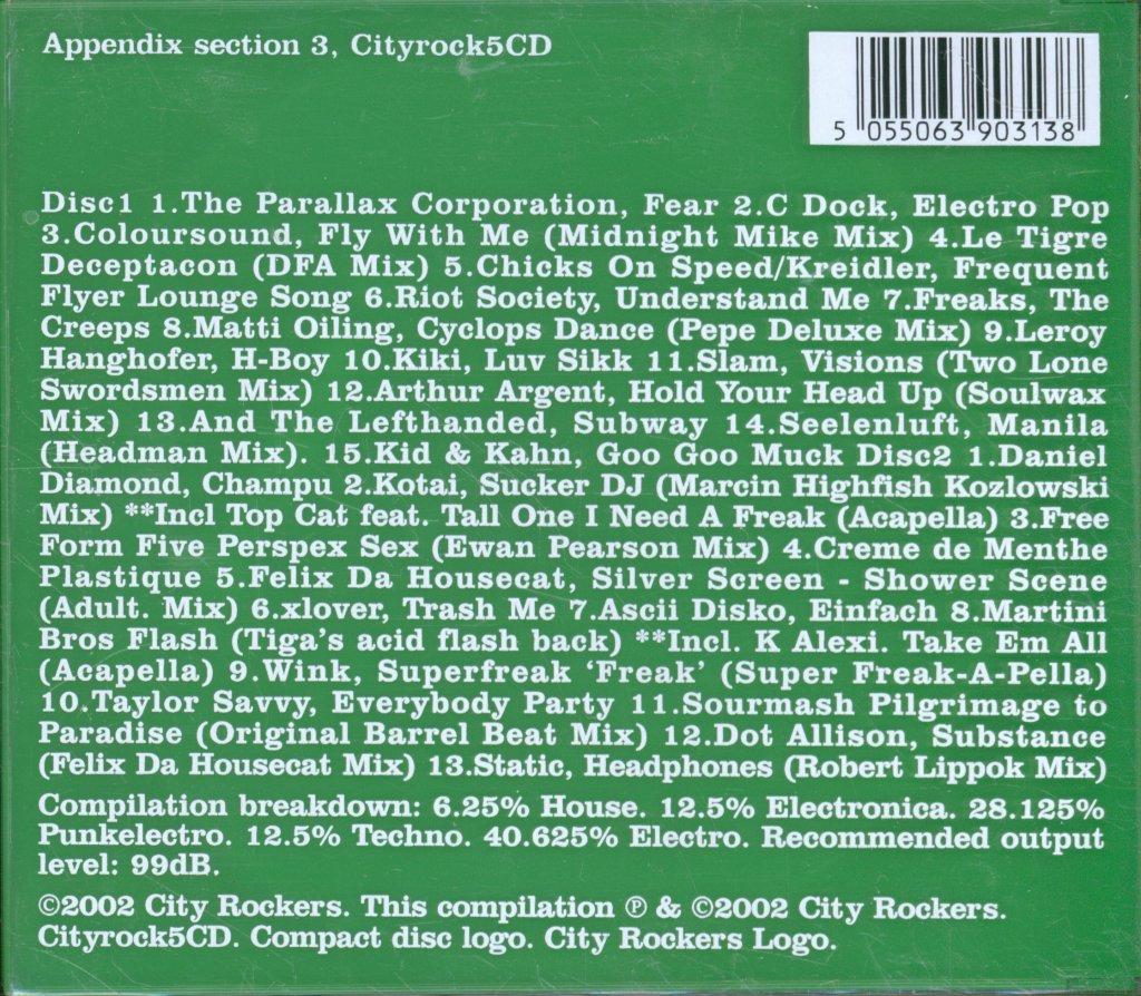 Various Artists - City Rockers Present Futurism 2 - Double Cd