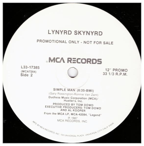 Lynyrd Skynyrd - Truck Drivin' Man - 12 Inch